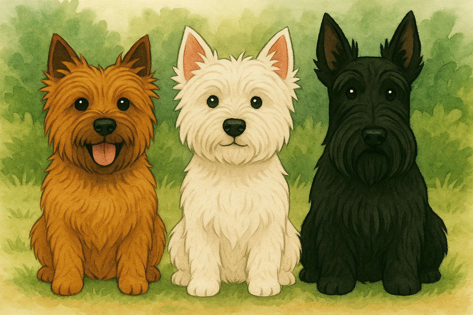 Cairn Westie & Scottie